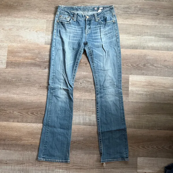Miss Me Easy Boot Rhinestone Jeans Size 28 - Image 5