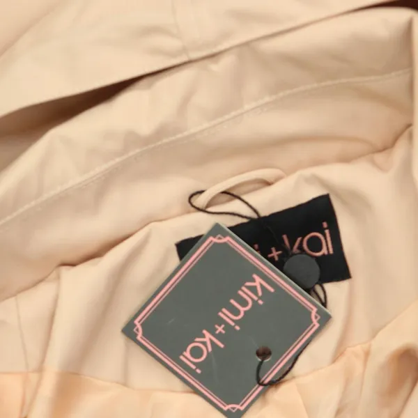 NWT kimi + kai Womens Angie Water Resistant Hooded Trench Coat Blush Pink XL - Image 6