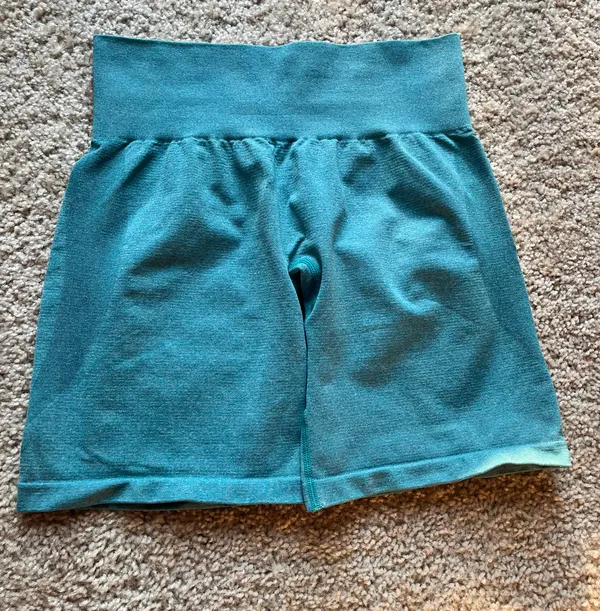 NVGTN Teal Contour Seamless Shorts - Image 3