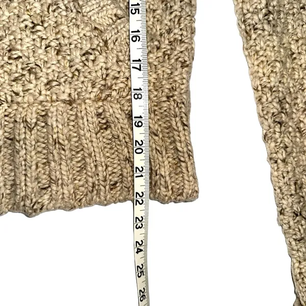 Abercrombie & Fitch Vintage Wool Blend Speckled Knit Hooded Sweater Y2K SMALL - Image 6