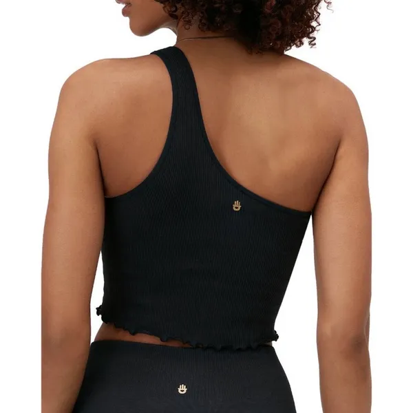Spiritual Gangster Luna One Shoulder Crop Tank - Image 3