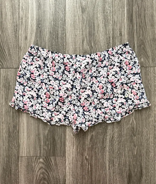 Floral Ruffled Lounge Shorts  - Image 5