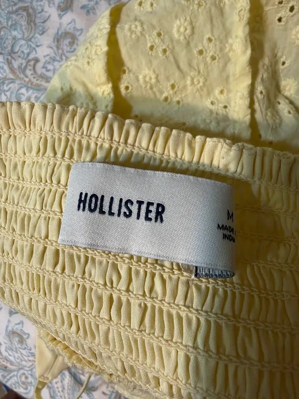 Hollister Yellow Babydoll Top - Image 3