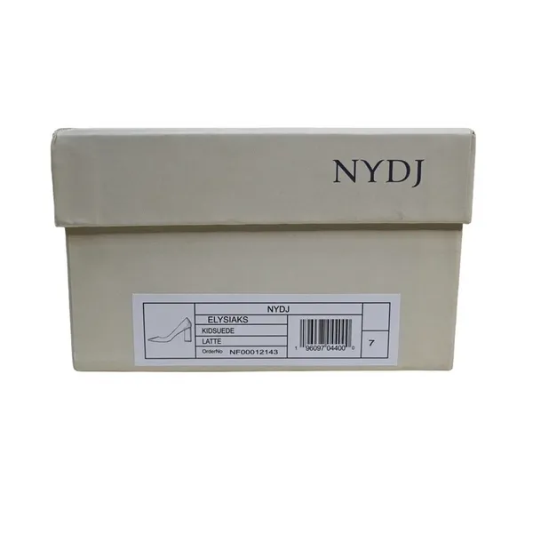 NYDJ Womens 7 Elysia Pointy Toe Leather Pump in Latte NEW - Image 10