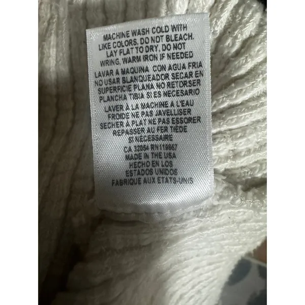 Rachel Pally Janna Ribbed Knit Sweater Dress in Oatmeal Bodycon, Size L - Image 8
