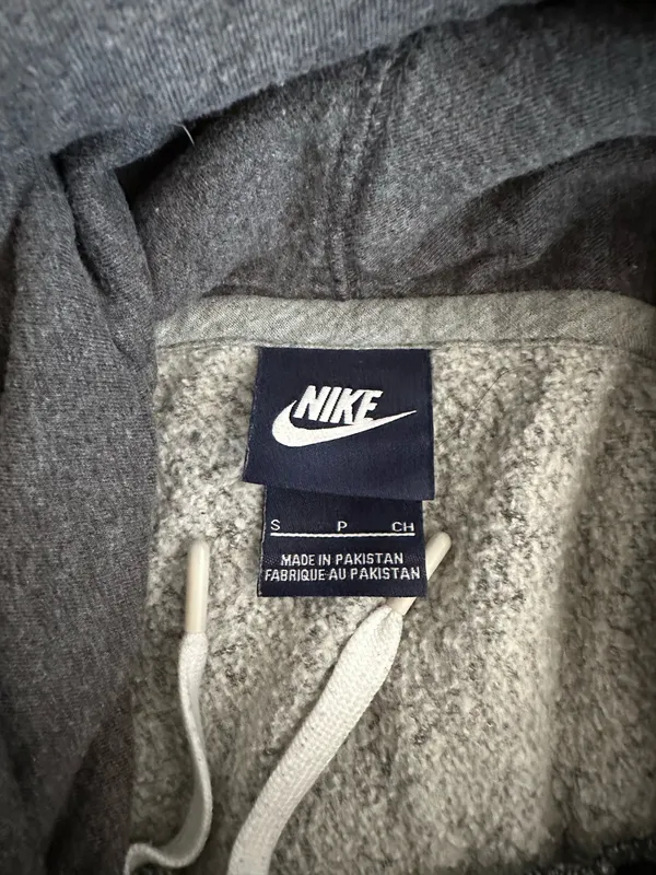 Grey Nike Cowl Neck Hoodie - Image 3