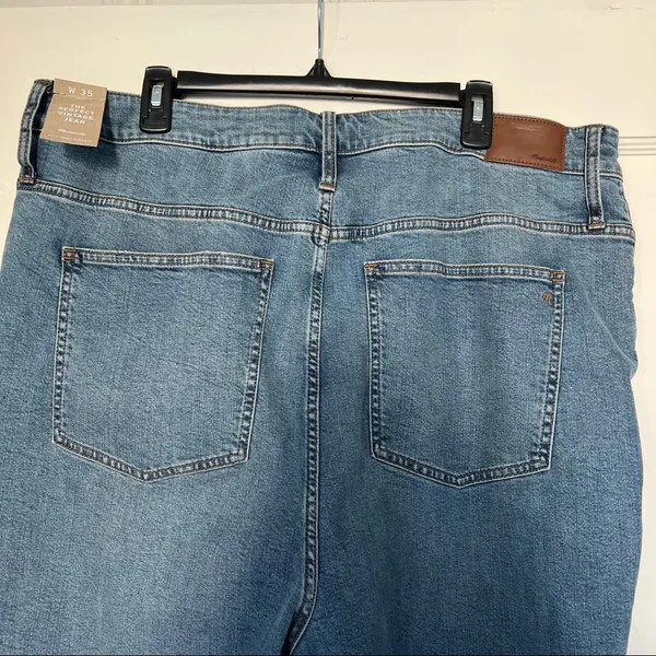 The Perfect Vintage Mom Jeans Raw Hem Size 35 NWT - Image 6