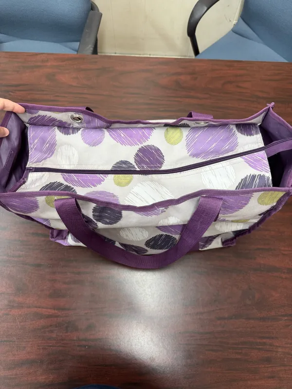 ThirtyOne Boutique Tote All-Day Sketch Polka Dot Utility Organizer - Image 6