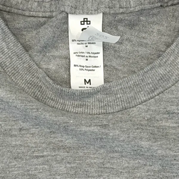Tultex 202 Adult M Gray Crew Neck Short Sleeve Texas Heifers No Bull Tee Shirt - Image 4