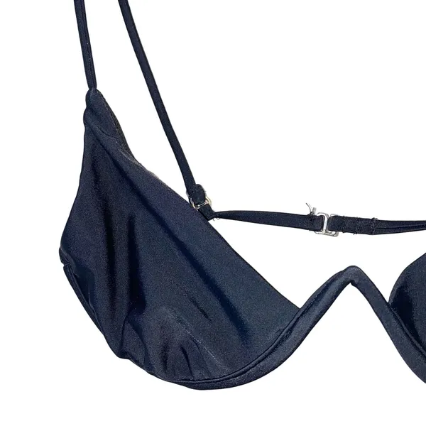 Gossip Black Underwire Bra Small NWT Strappy Back Lingerie Minimalist‎ - Image 2