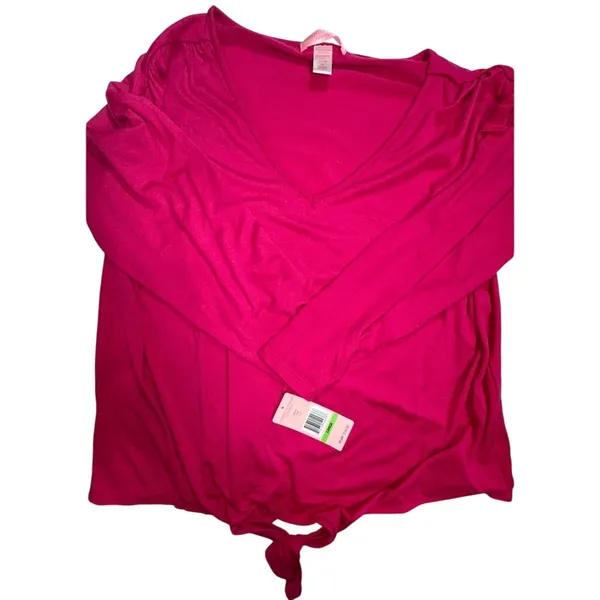 CHRISTIAN SIRIANO Soft Pink Pajamas Hearts Valentine's Day Women's Pajamas large - Image 4