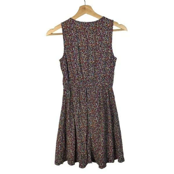 Old Navy Petite Navy Blue Colorful‎ Ditsy Floral Mini Dress XSP - Image 2