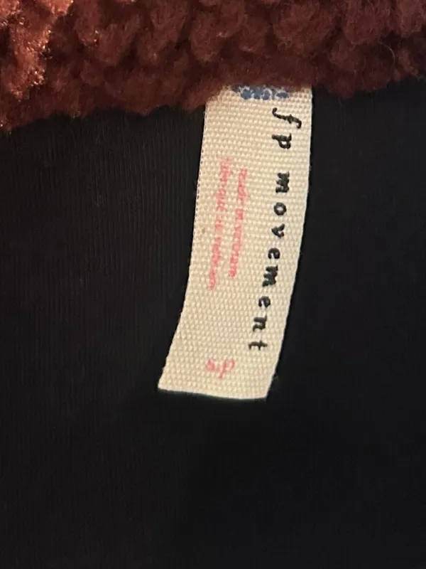 FREE PEOPLE Movement Hit The Slopes Printed Fleece Jacket in Multi Size Small - Image 4