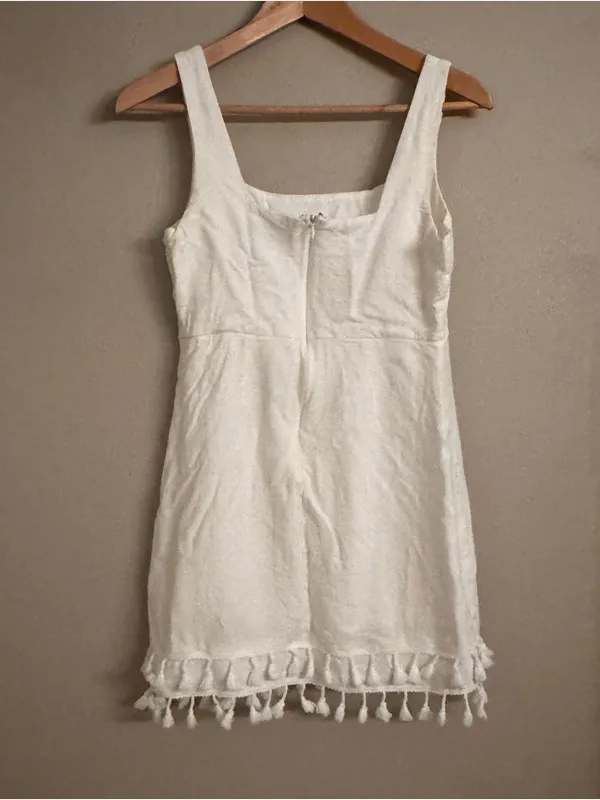 LULUS‎ Tassel-Hem Mini Dress - Image 5