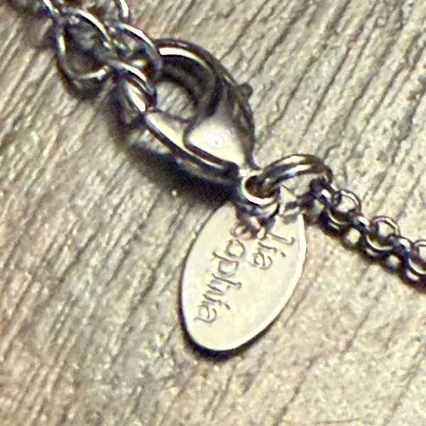 LIA SOPHIA Delicate Silver Station Necklace - 24”Long Layering Chain - Image 5