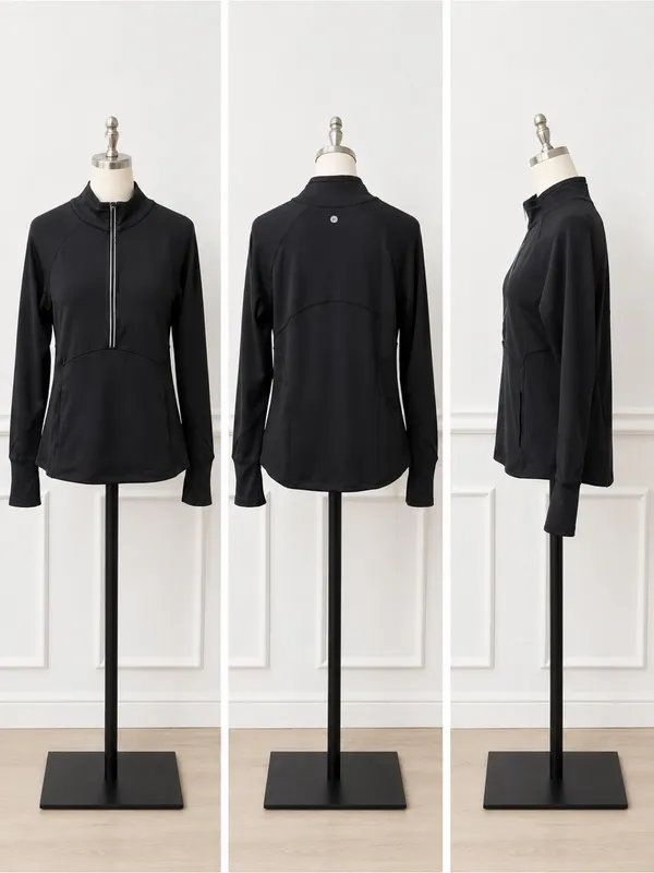 90 Degrees by Reflex | EUC Black Half-Zip Active Pullover (size M) - Image 3
