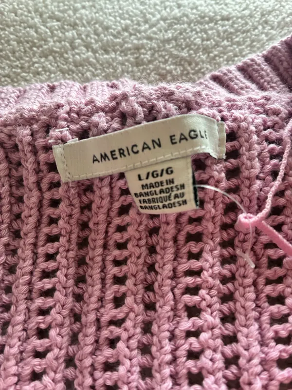 Pink American Eagle Sweater Cardigan - Image 2