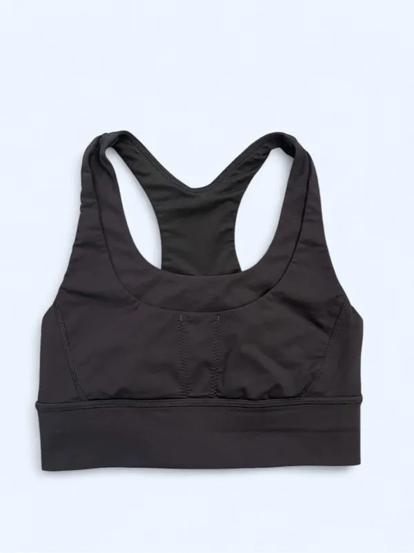 Lululemon Run Stuff Your sport Bra long line black activewear yoga Pilates gym 6 - Image 6