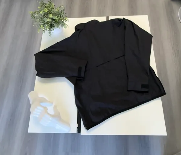 Rare Vintage Nike "Center Swoosh" 1/4 Zip Technical Windbreaker - Black - Size M - Image 14