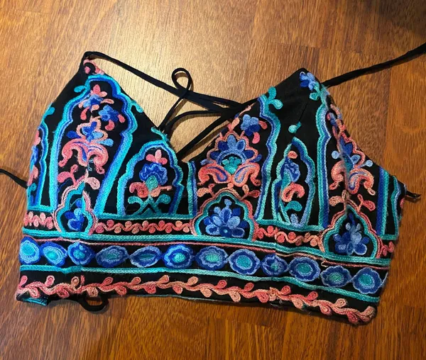 L'ATISTE Boho Embroidered Top - Image 2