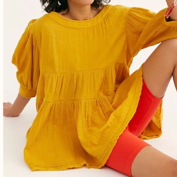 Soft Surroundings top babydoll peplum NWT - Image 9