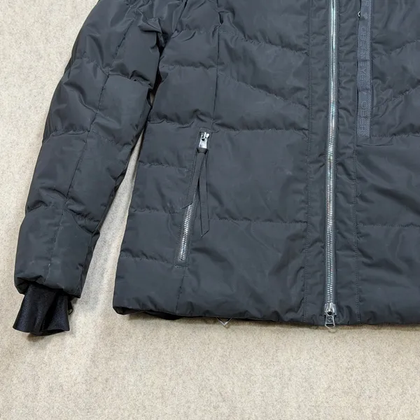 Obermeyer Winter Jacket Womens 8 Black Down Ski Snowboarding Gorpcore Collegiate - Image 11