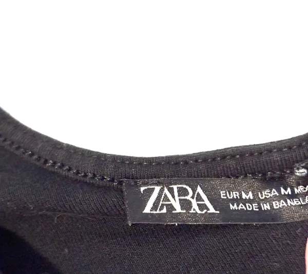 ZARA Crop Top Black - Image 2