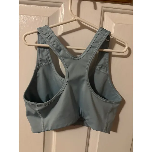 Nike Dri-FIT Racerback Sports‎ Bra Light Blue Medium Support Women Size M - Image 3