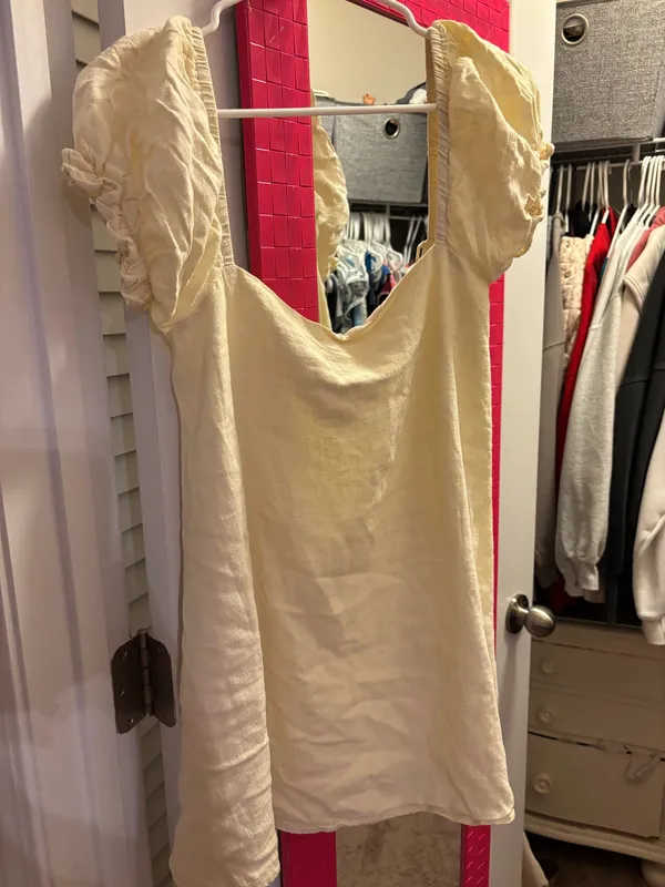Princess Polly Dress Mini Yellow - Image 3