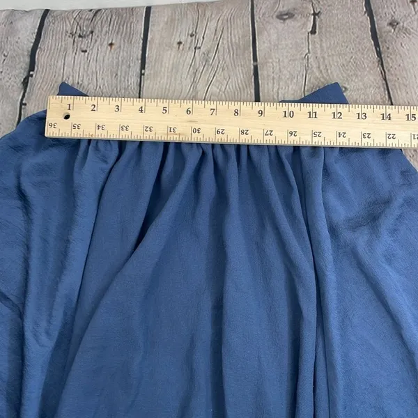 Zara Basics Dark Blue A line skirt size XS - Image 10