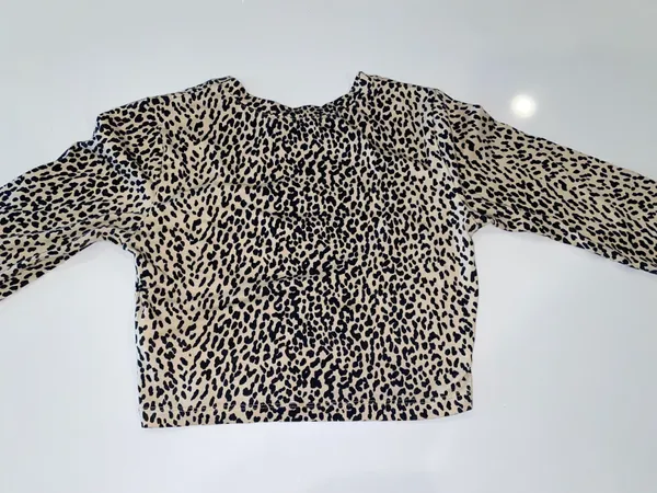Adika Leopard Long sleeve crop top - Image 6