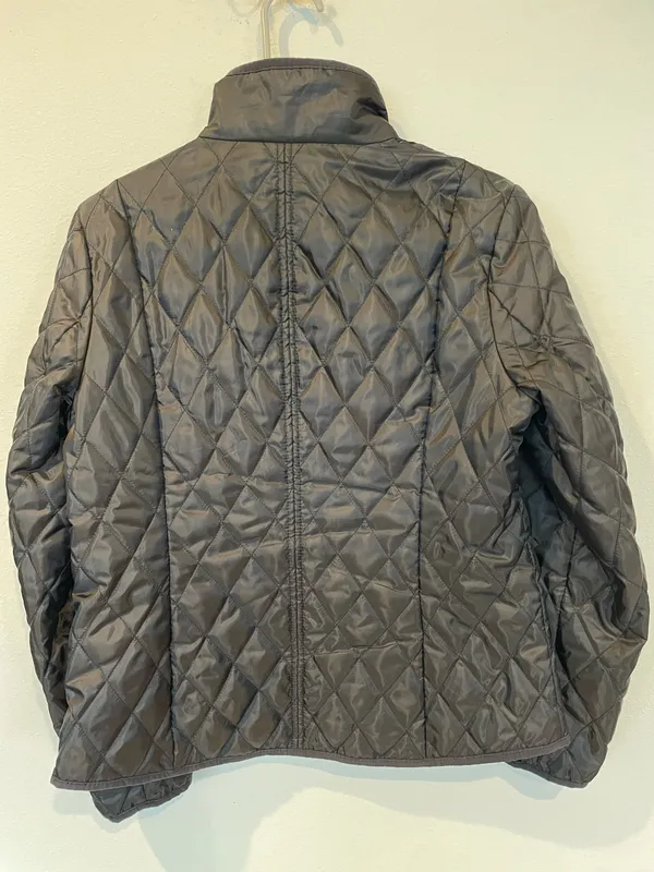 Lands’ End Women’s Black Quilted Zip Lightweight Primaloft Jacket Size S 6-8 - Image 2