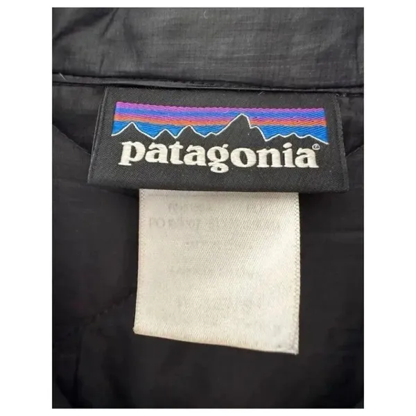 Patagonia Womens Lightweight Duck Down Puffer Parka Jacket Long Black SZ S - Image 7