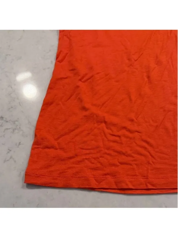 Banana Republic Orange Sleeveless Top Medium - Image 5