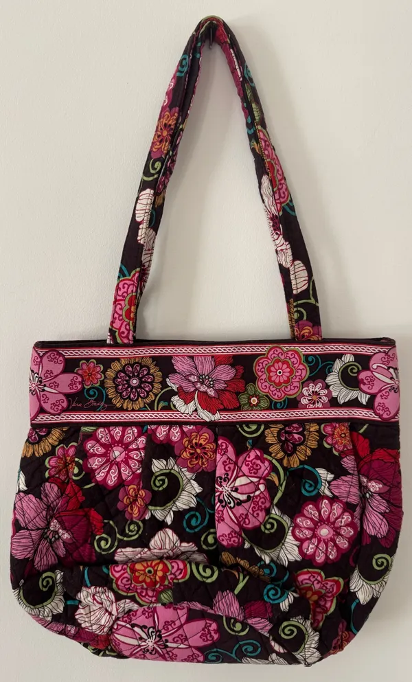 Vera Bradley Mod Floral Pink Morgan Shoulder Bag/Tote - Image 2