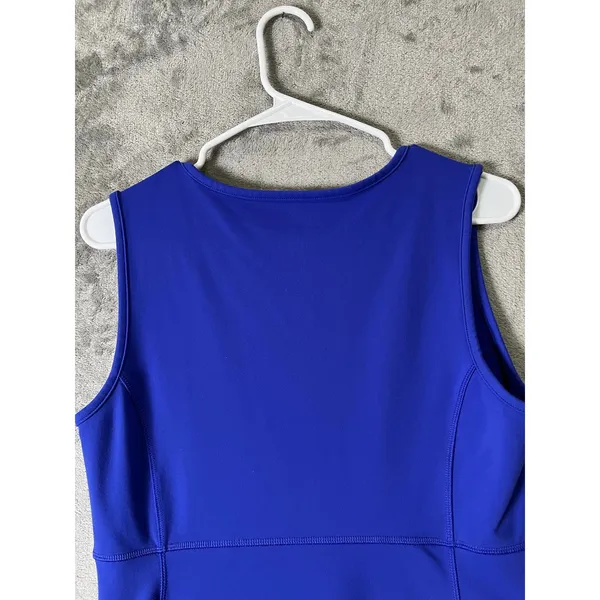 Duluth Trading Noga Sleeveless Dress Blue Athletic Travel Pocket Dress Size S‎ - Image 4