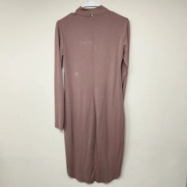 Kit and Ace Mauve Mock Neck Long Sleeve Dress Medium Women - Image 7