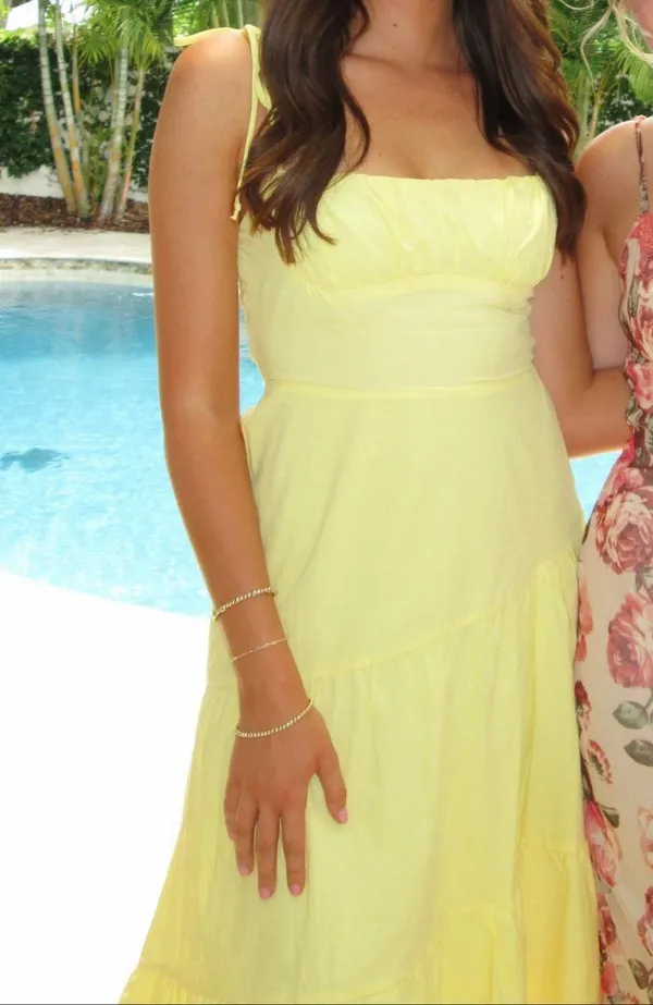 Petal and Pup Nordstrom Yellow Maxi Dress - Image 5