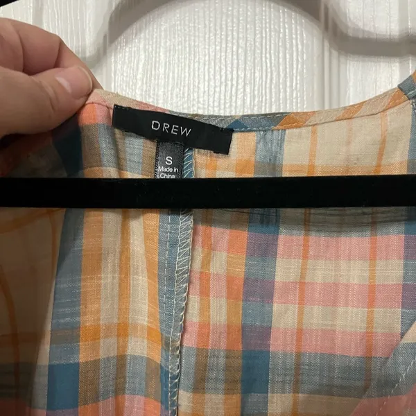 ANTHROPOLOGIE Drew plaid dress size small‎ - Image 5