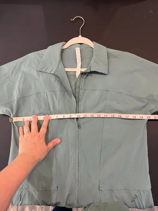 Lululemon Stretch Rib Pocketed Romper Tidewater Teal Size 4 - Image 8