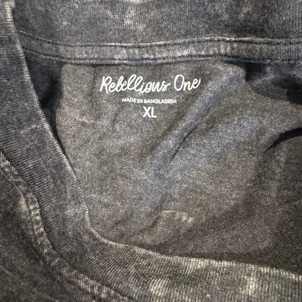 Rebellious One Dark Gray Long Sleeve Top - Image 2