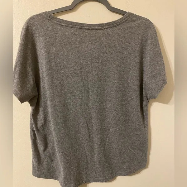 Womens Gray Costa Born On The‎ Water Gray Short Sleeve T-Shirt Size XL - Image 2
