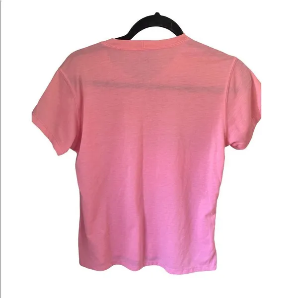 REI pink short sleeve shirt size medium - Image 3