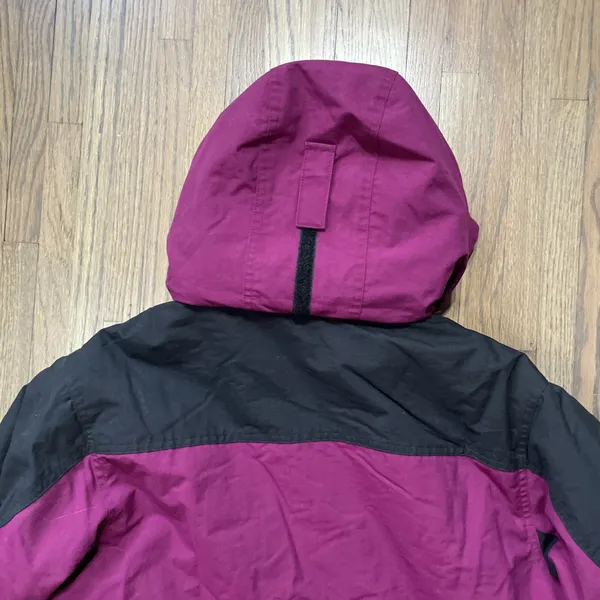 Vintage L.L.Bean Jacket Women's M Gorpcore 1990s Full Zip Hooded Purple Outdoor - Image 11