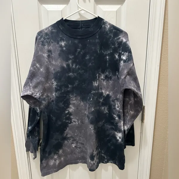 WE THE FREE PEOPLE Be Free Tunic Top Tie Dye Long Sleeve size Small - Image 13