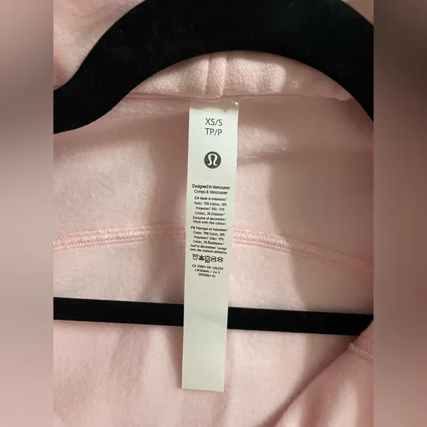 Lululemon Scuba Oversized Half Zip Hoodie Jacket Strawberry Milkshake Size XS S - Image 7