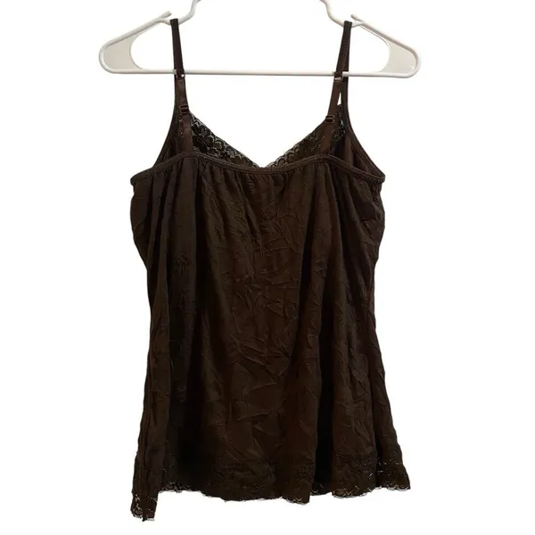 Y2k lace Trim Babydoll camisole tank top Women’s Large - Image 5