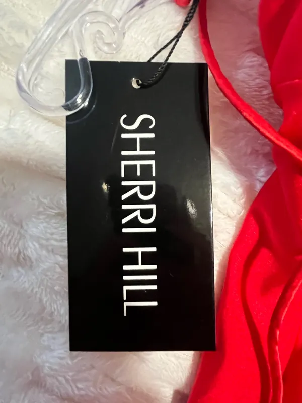 Sherri Hill Red Dress Prom 53879 - Image 5