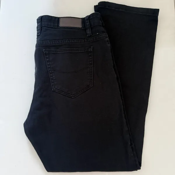 Victorious Men’s Black Stretch Denim Jeans W36 L30 – Cotton Spandex Modern Fit – Excellent - Image 3