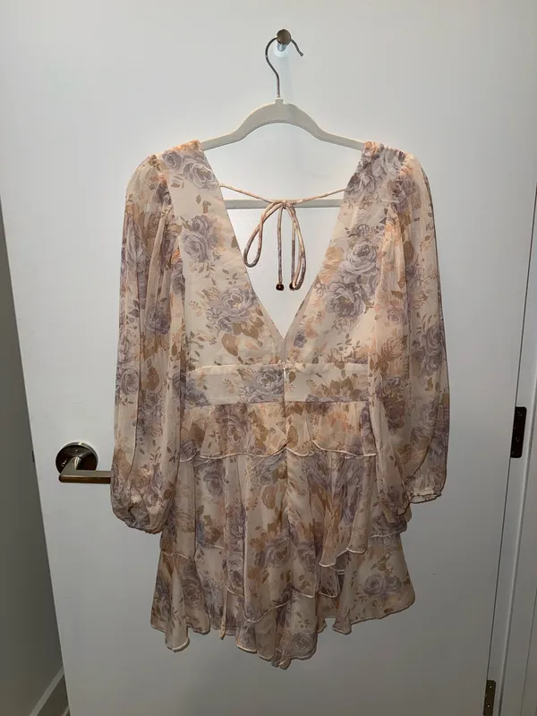 Selfie Leslie Floral Romper - Image 7
